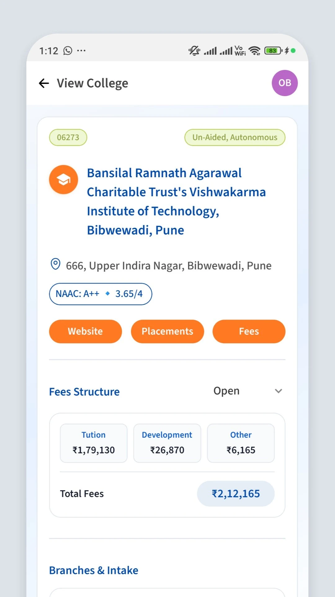 PrepCET screenshot
